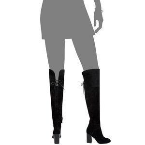 Steve Madden Novela Cuffable Over the Knee Boot in Black